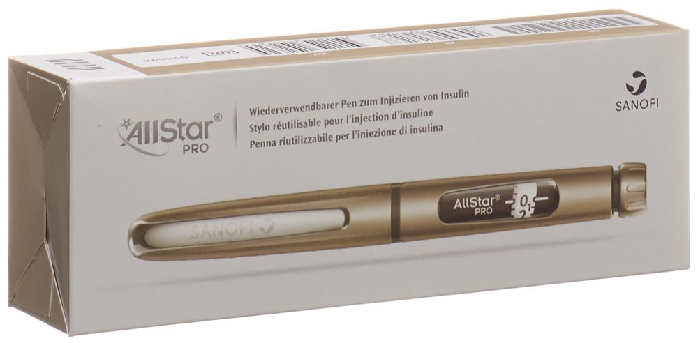 Image of AllStar Pro Lantus/Apidra/Insuman Insulinpen silber