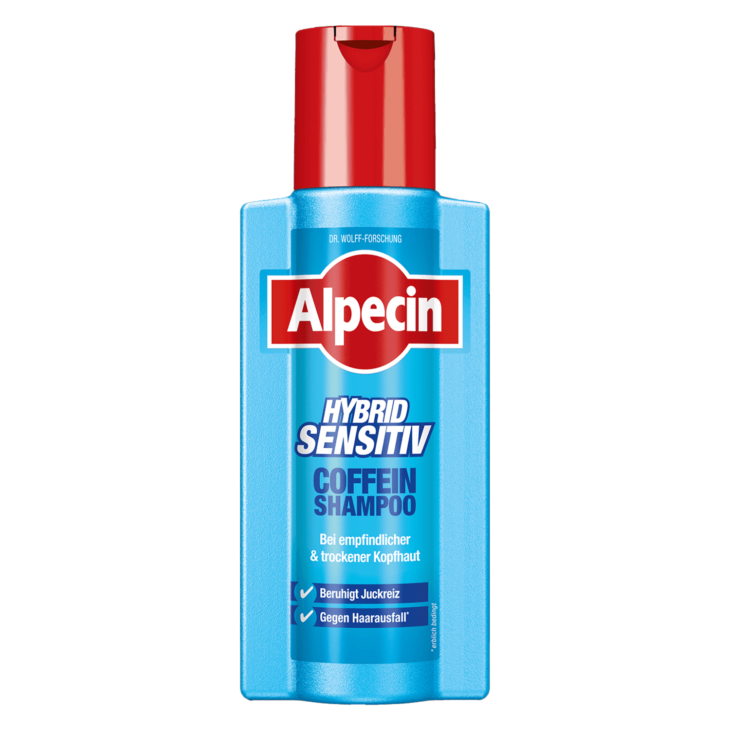Alpecin Hybrid Coffein Shampoo Flasche 250 ml | Für die Haare | Hautaktivierer | Stärkt Haarwurzeln | schont Kopfhaut | gegen Haarausfall