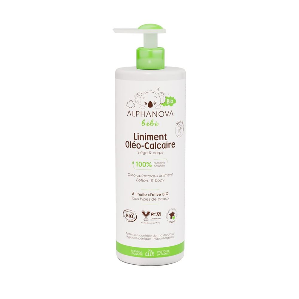 Image of Alphanova Baby Liniment oléo-calcaire Bio Fl 400 ml
