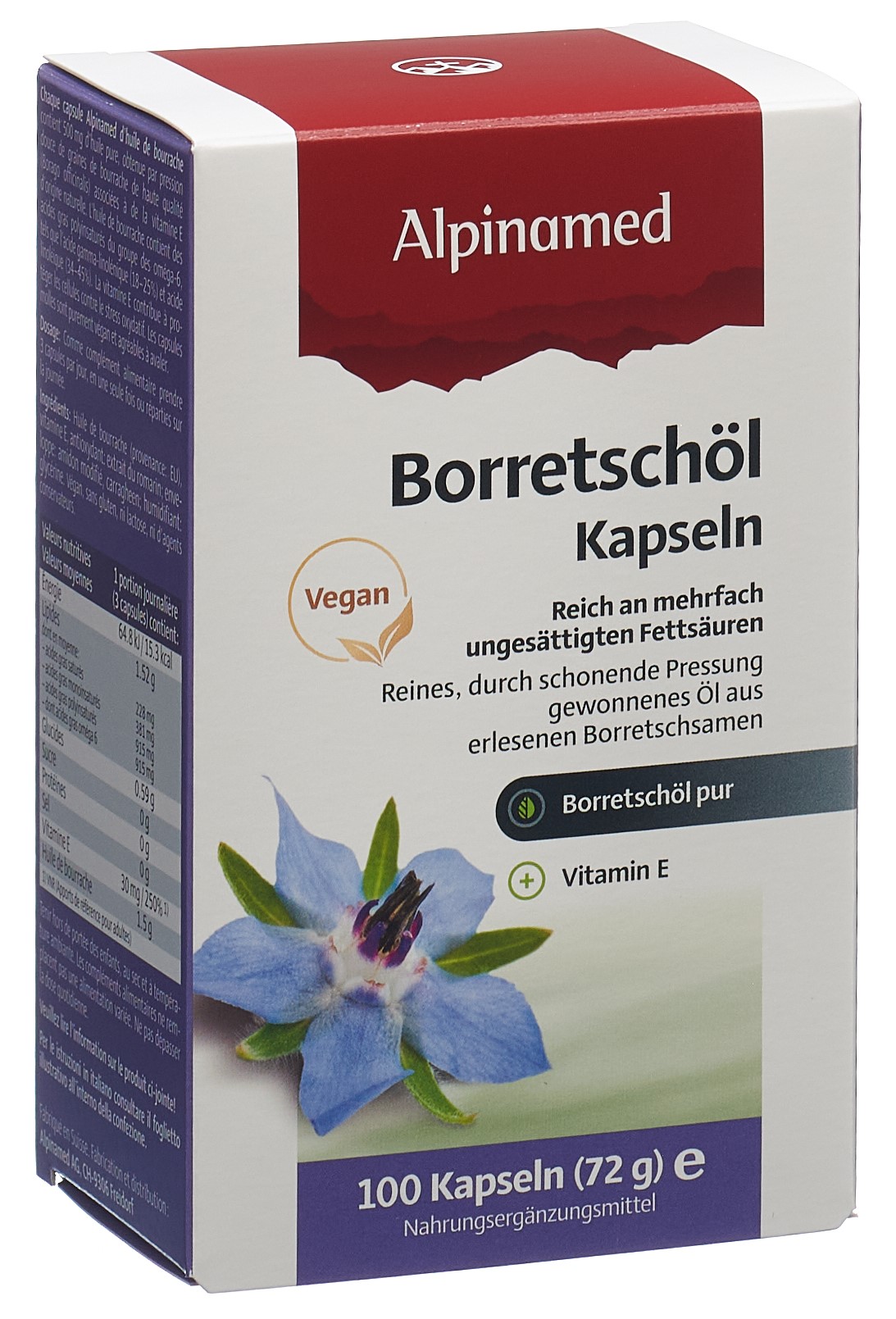 Alpinamed Olio di borragine capsule 100 pezzi