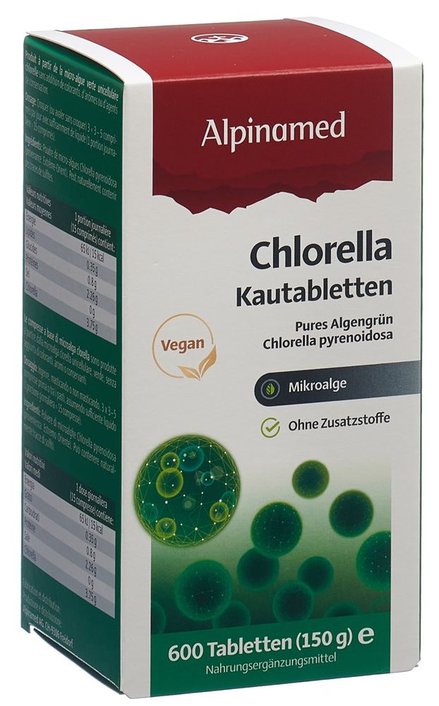 Image of Alpinamed Chlorella Tabl 250 mg Ds 600 Stk