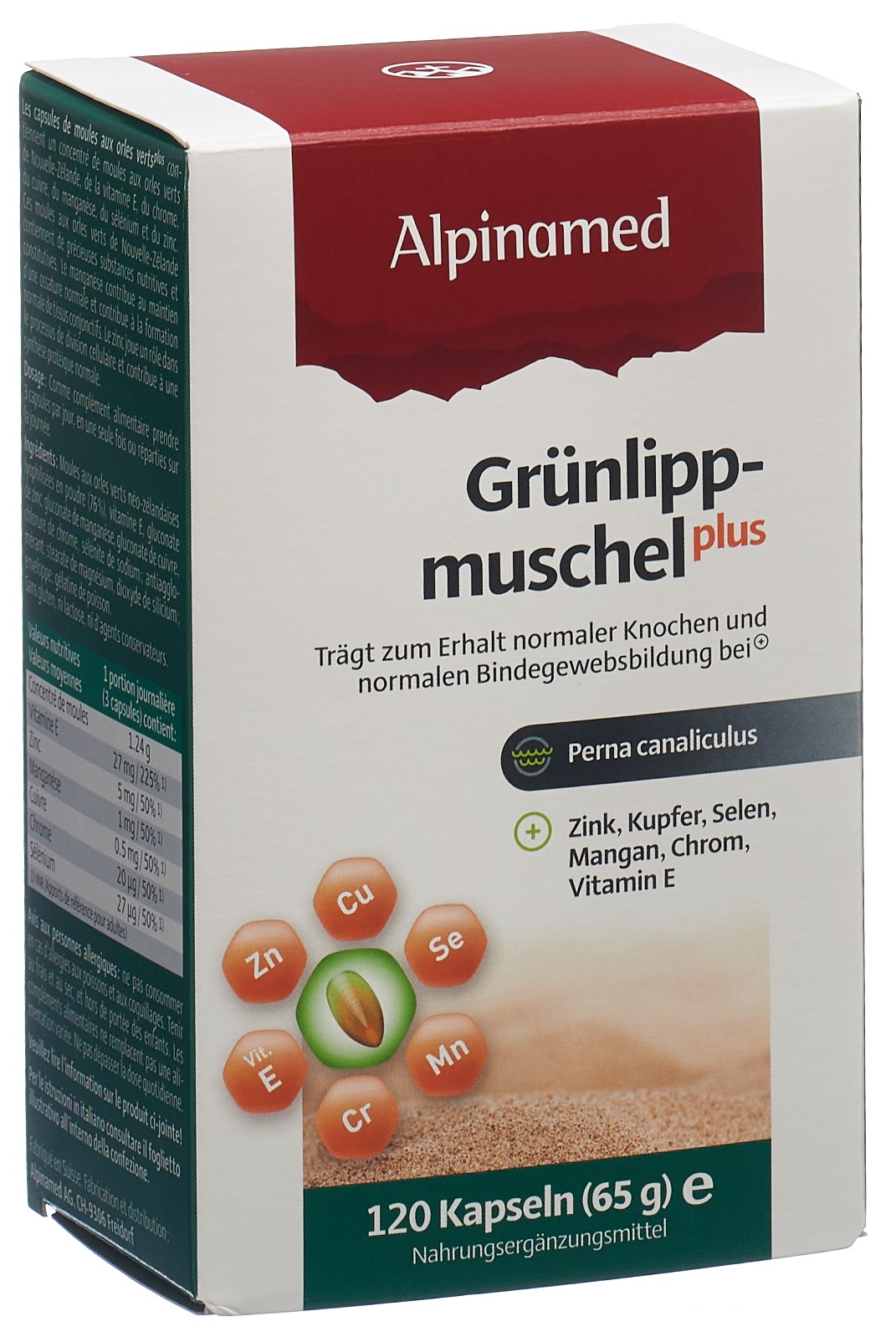 Alpinamed Molluschi dalle labbra verdi Plus capsule 120 pezzi