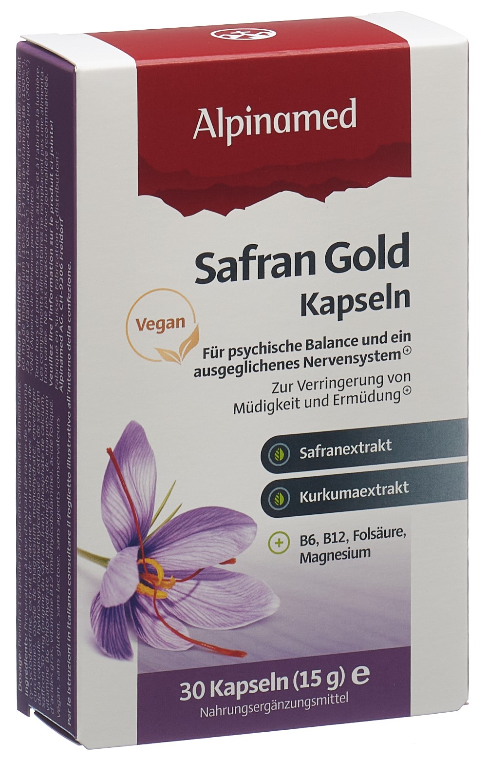 Alpinamed Safran d'or capsule 30 pezzi