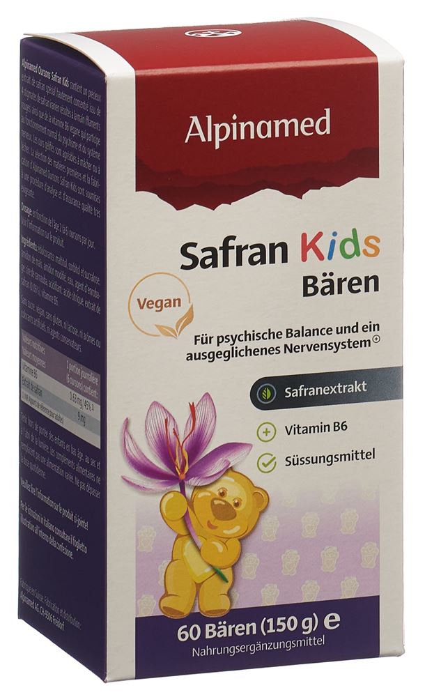 Alpinamed Safran Kids orsetti scatola 60 pezzi