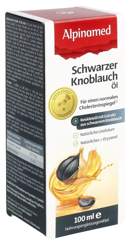 Alpinamed Schwarzer Knoblauch Öl Fl 100 ml