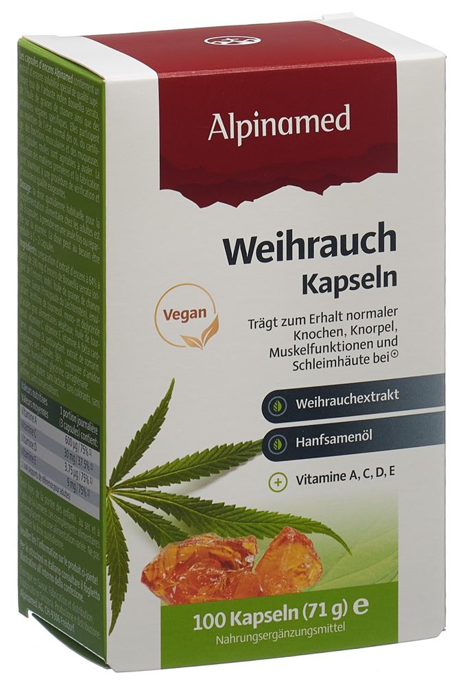 Alpinamed encens caps 100 pce