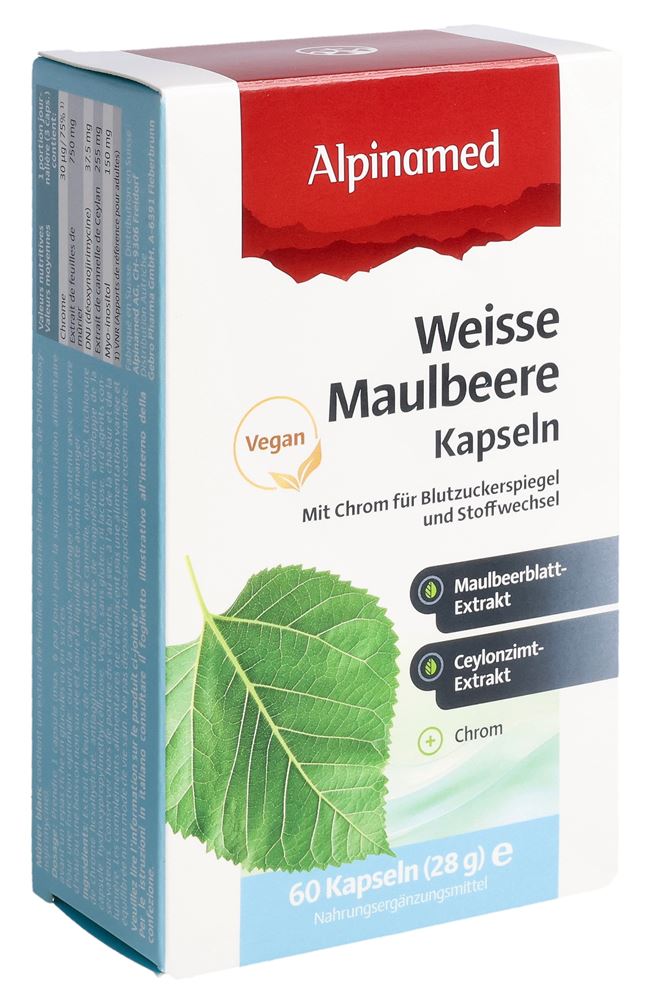 Alpinamed Mûrier blanc caps 60 pce