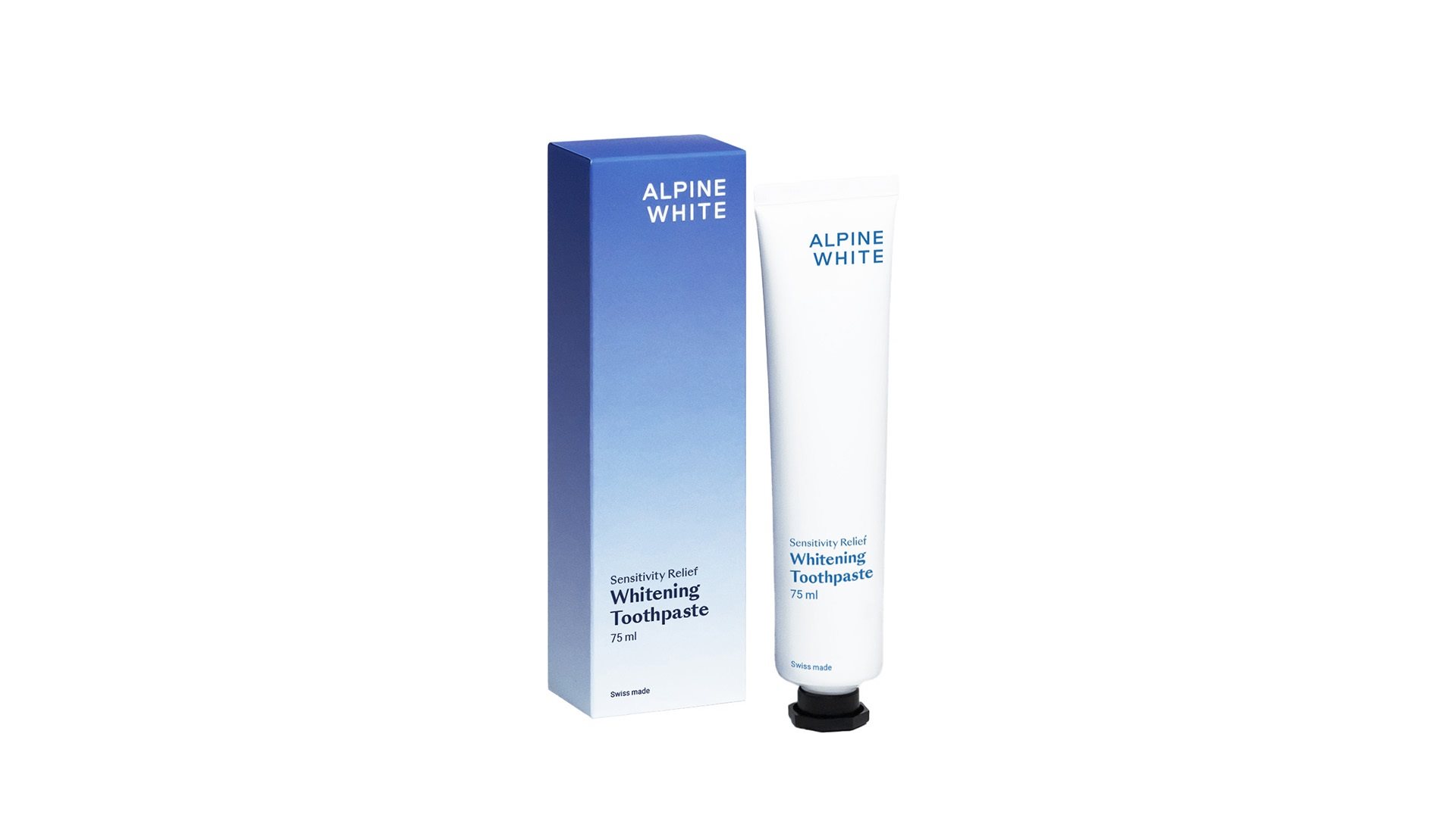 Alpine White Whitening Toothpaste Sensitivity Relief tb 75 ml