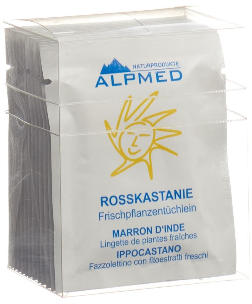 Image of Alpmed Frischpflanzentüchlein Rosskastanie 13 Stk