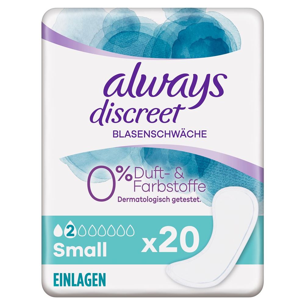 Image of always Discreet Inkontinenz Small 0% Btl 20 Stk