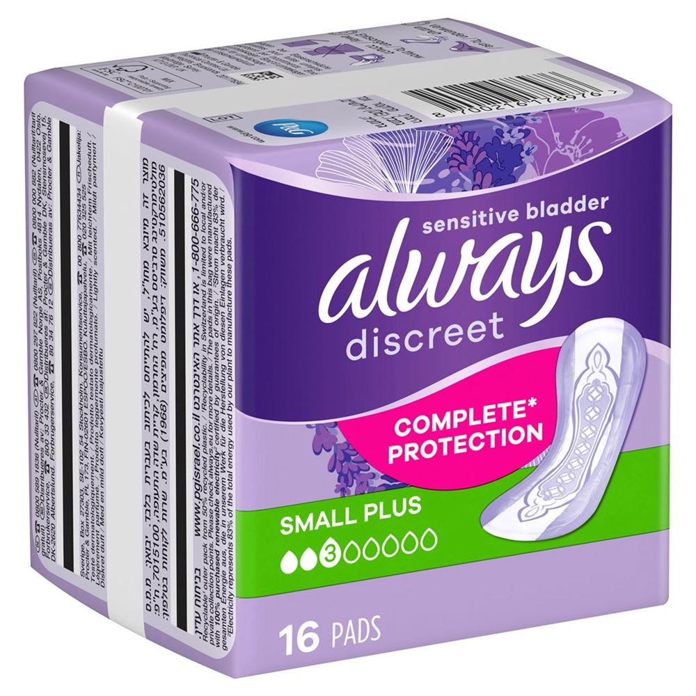 Image of always Discreet Inkontinenz Small Plus 16 Stk