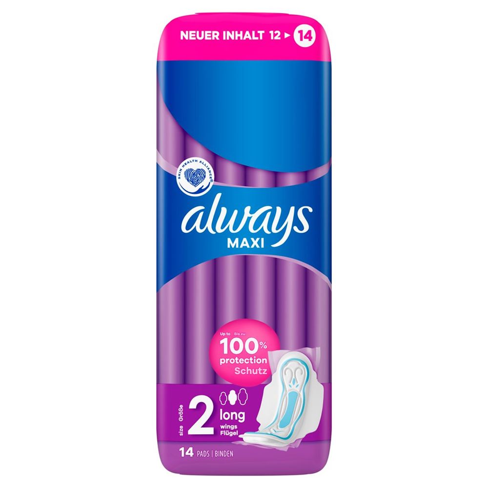always Maxi assorbenti igienici Long con ali 14 pz