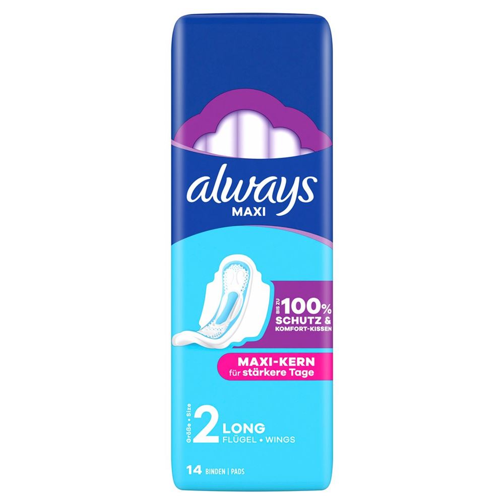 always Maxi assorbenti igienici Long con ali 14 pz