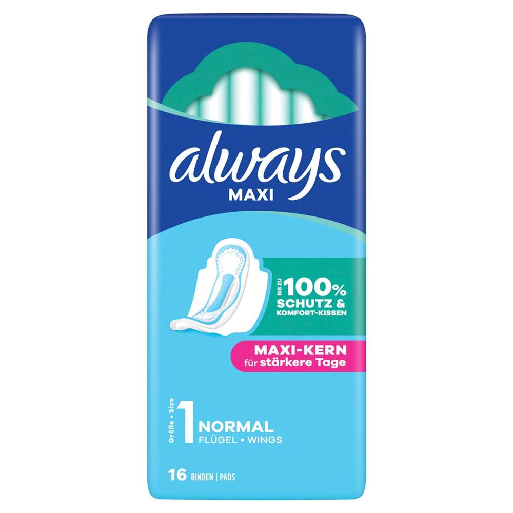 always Maxi assorbenti igienici Normal con ali 16 pz
