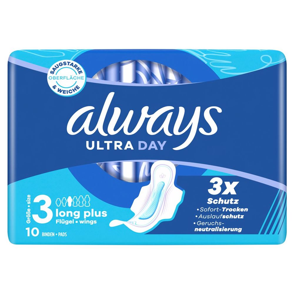 always Ultra assorbenti Long Plus con ali 10 pz