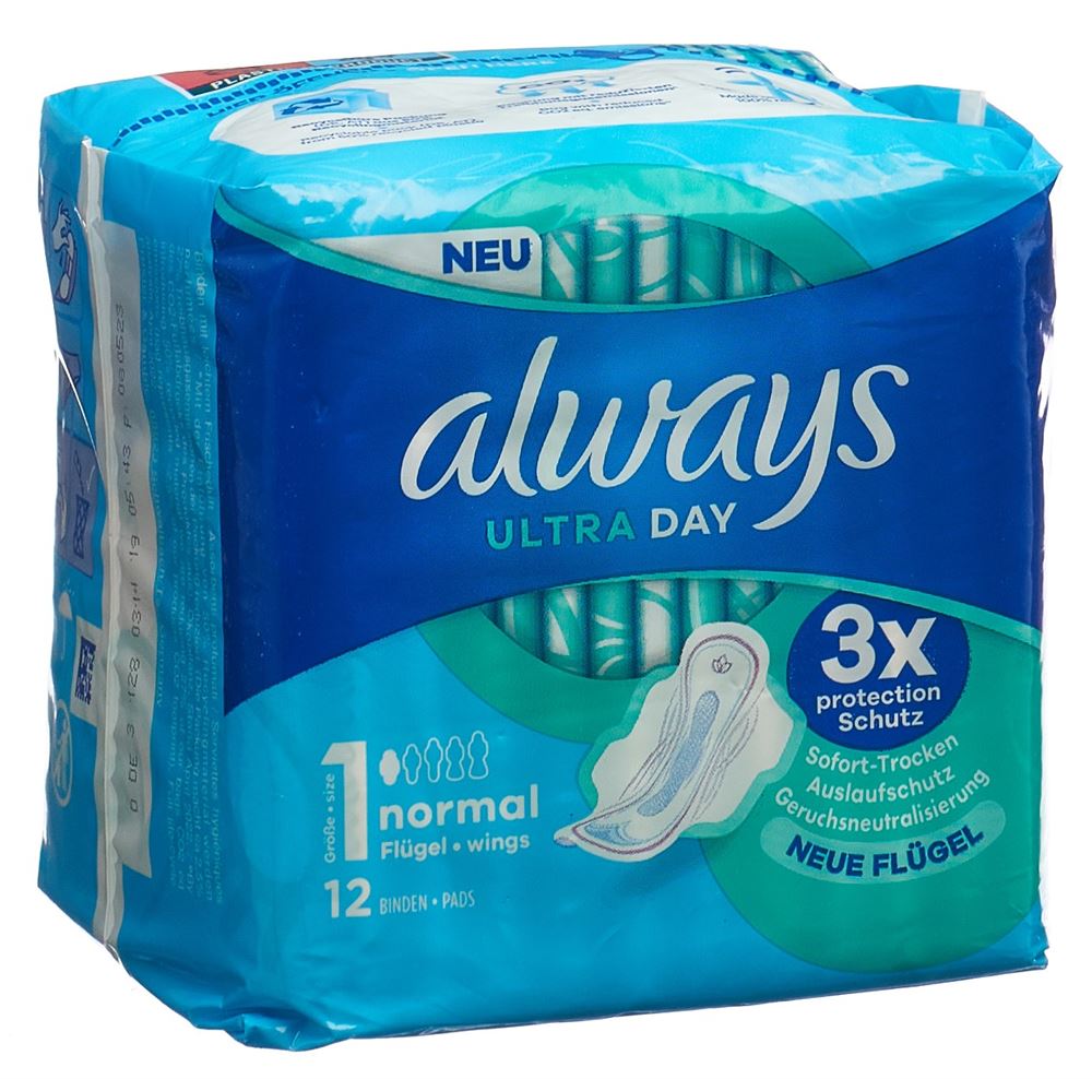 Image of always Ultra Binde Normal mit Flügeln 12 Stk