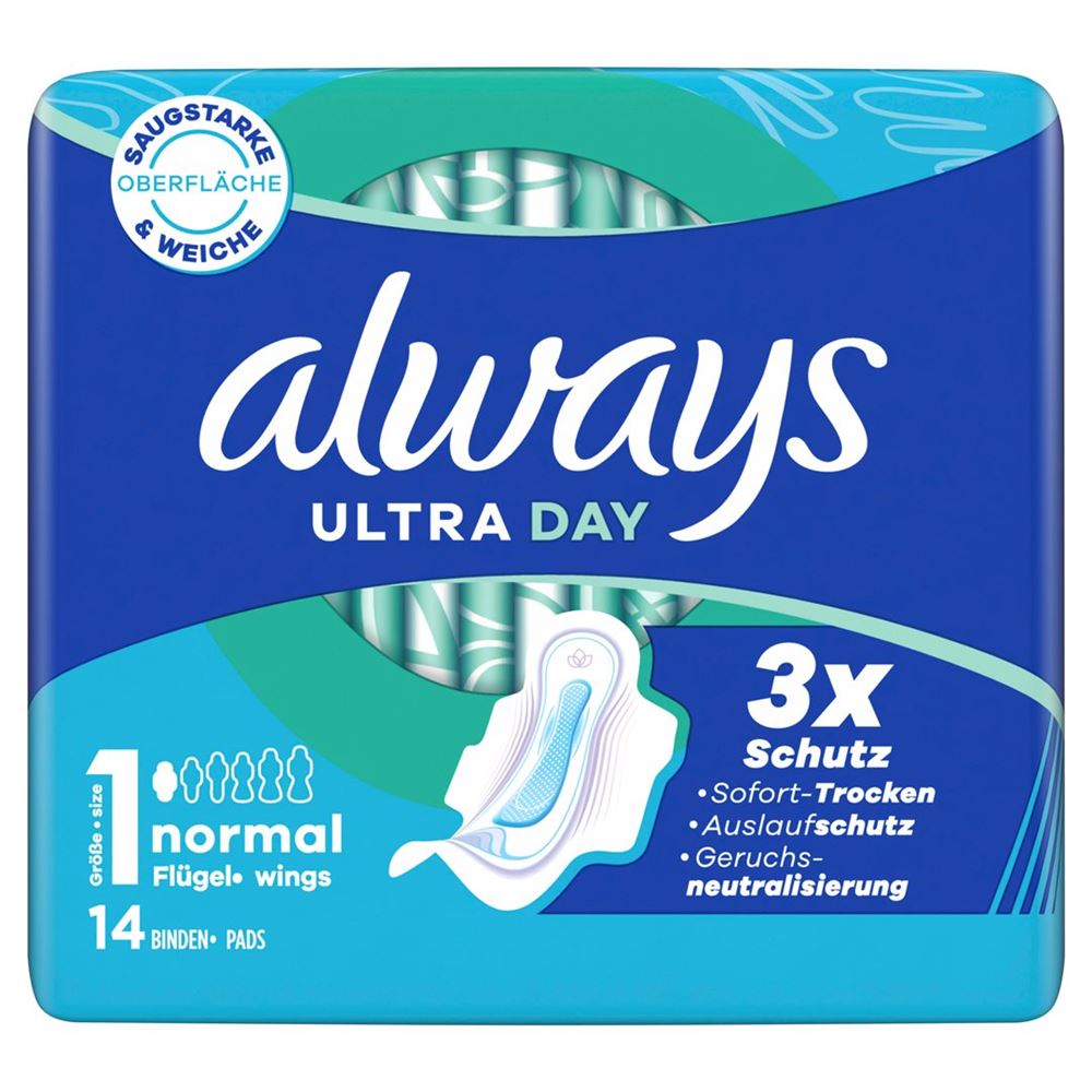 always Ultra assorbente igienico Normale con ali 14 pezzi
