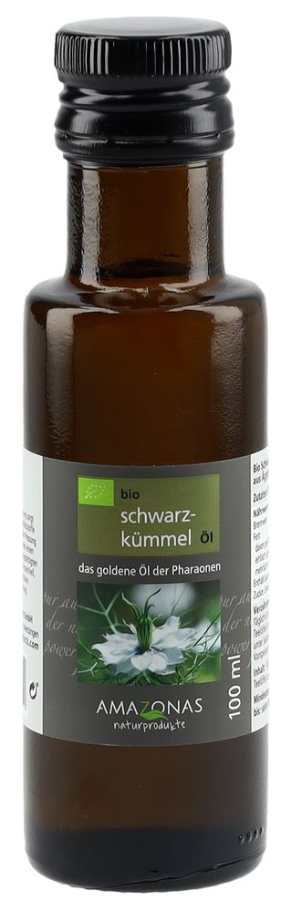 Image of Amazonas schwarzkümmelöl 100 % rein kaltgepresst Ägypten Fl 100 ml