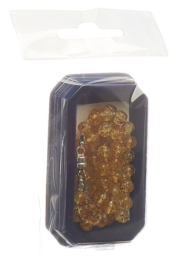 Amberstyle Bernsteinkette citrin 32cm mit Magnetverschluss