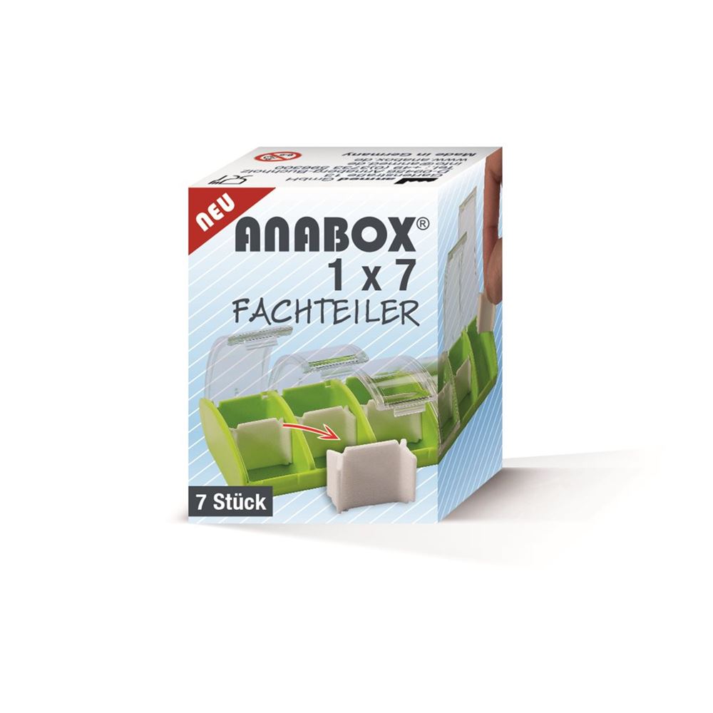 Anabox 1x7 Plus séparateur de compartiment boîte à 7