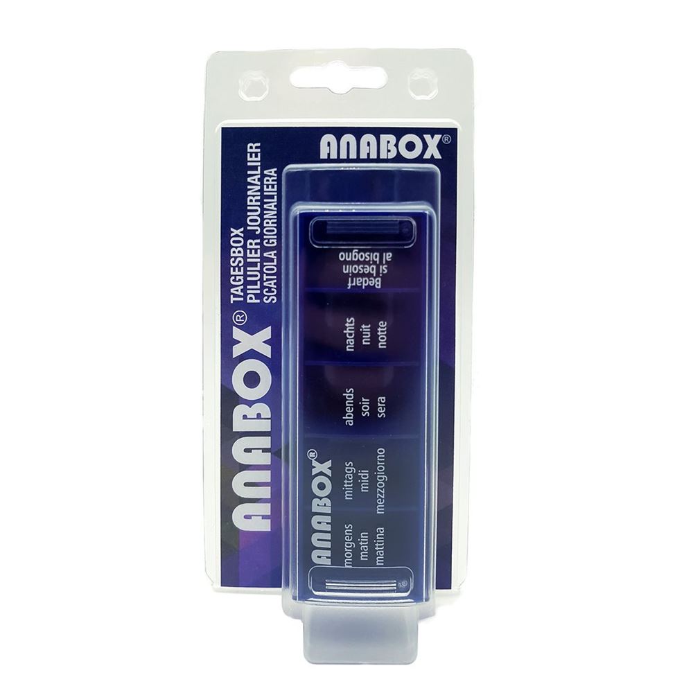 Image of Anabox Medidispenser 1 Tag blau