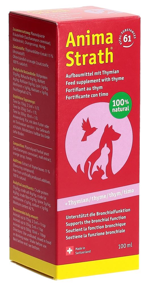 Image of Anima Strath Aufbaumittel mit Thymian Fl 100 ml