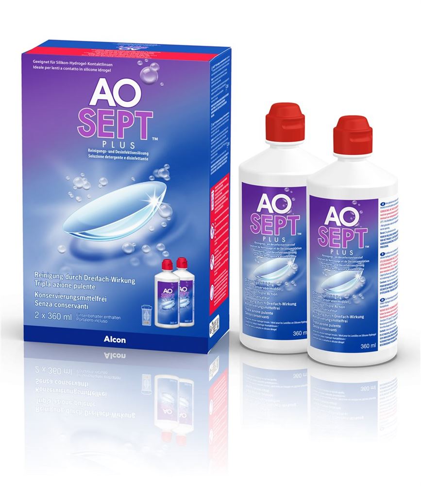 Image of Aosept Plus liq 2 Fl 360 ml