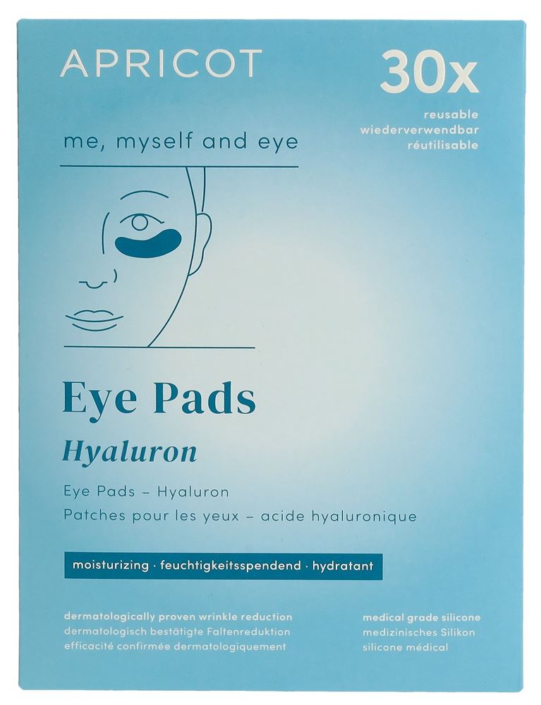 Apricot Augen Pad wiederverwendbar Hyaluron 2 Stk