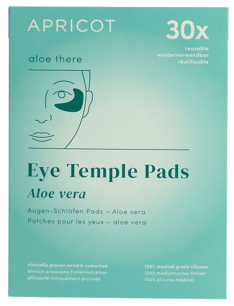 Image of Apricot Augenschläfen Pad wiederverwendbar aloe there 2 Stk