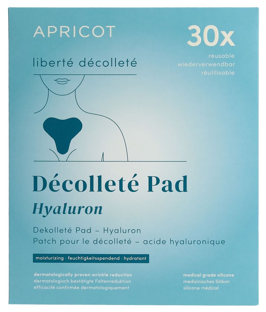 Image of Apricot Dekolleté Pad wiederverwendbar Hyaluron