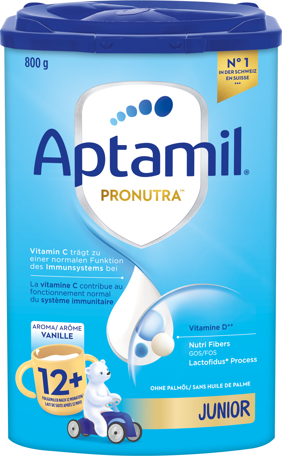 Aptamil Pronutra Junior 12+ Vanille Dose 800 g | Babynahrung | Schoppenflasche & Milchpulver | Eltern & Kind | Babynahrung | Schoppenflasche & Milchpu