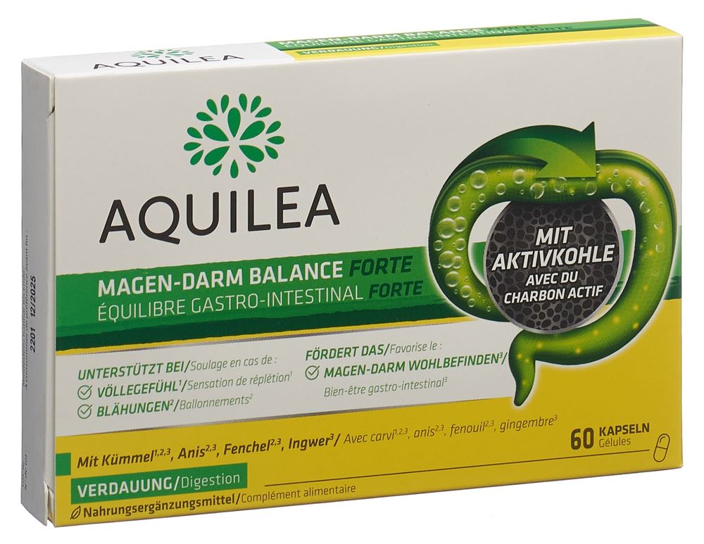 Aquilea Magen-Darm Balance Forte Kaps 60 Stk