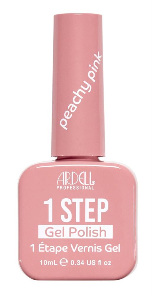 Image of Ardell 1 Step Gel Polish Peachy Pink 10 ml
