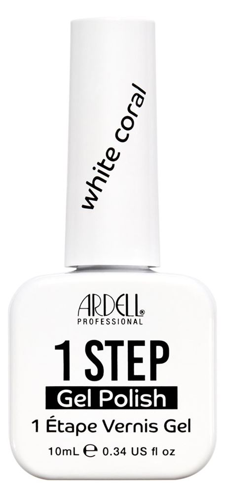 Image of Ardell 1 Step Gel Polish White Coral 10 ml