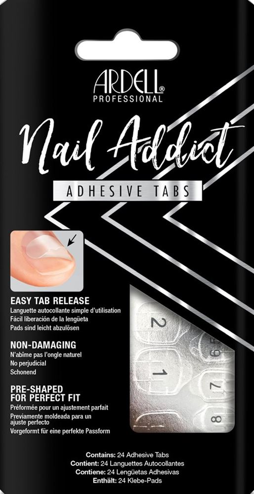 Image of Ardell Nail Addict Adhesive Tabs 24 Stk