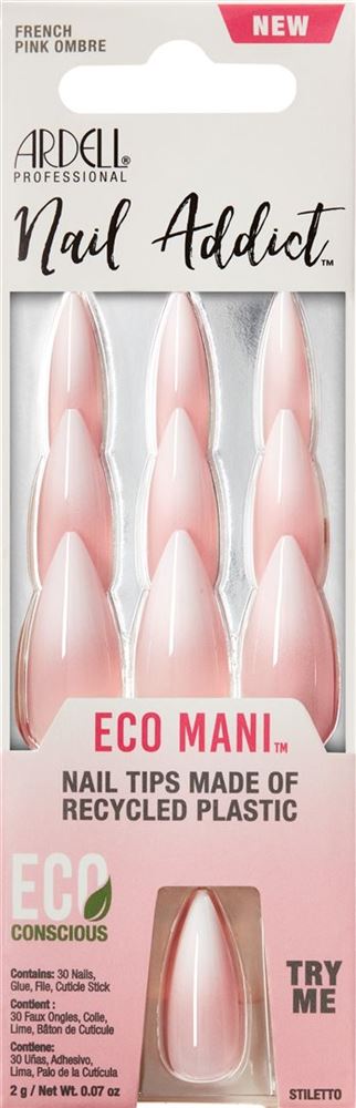 Image of Ardell Nail Addict Eco Mani Pink Ombre 30 Stk