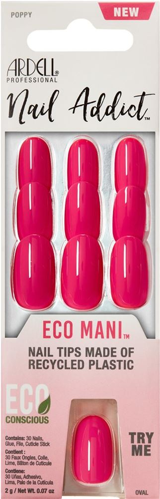 Image of Ardell Nail Addict Eco Mani Poppy 30 Stk