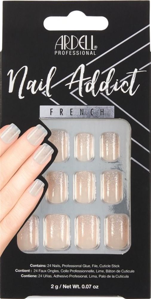 Image of Ardell Nail Addict French Glitter 24 Stk
