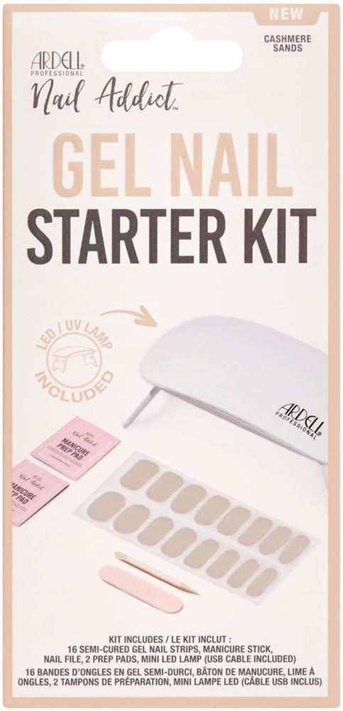 Image of Ardell Nail Addict Gel Nail Starter Kit Cashmere Sands