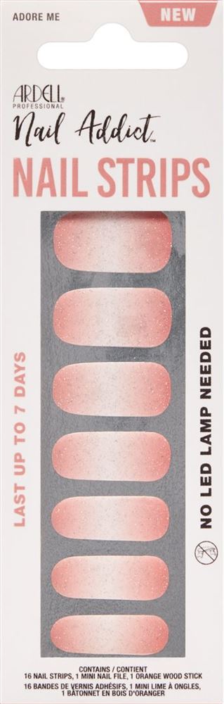 Image of Ardell Nail Addict Nail Strips Adore me 16 Stk