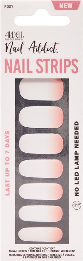 Image of Ardell Nail Addict Nail Strips Rosey Cheeks 16 Stk