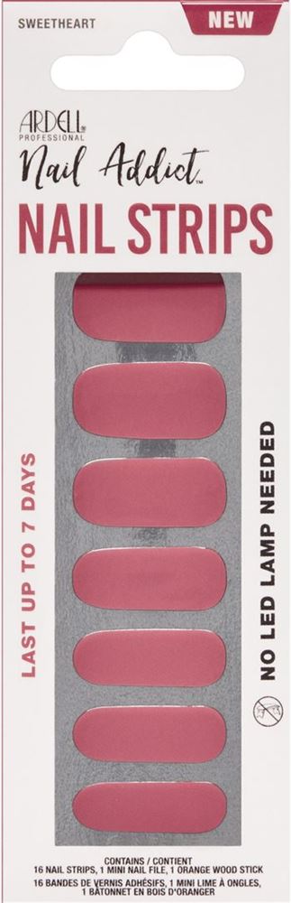 Image of Ardell Nail Addict Nail Strips Sweetheart 16 Stk