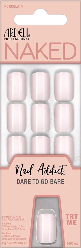Image of Ardell Nail Addict Naked Collection Porcelain 28 Stk