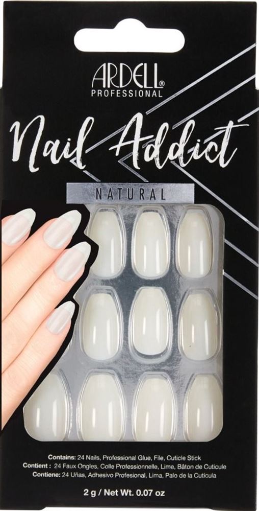 Image of Ardell Nail Addict Natural Ballerina 24 Stk