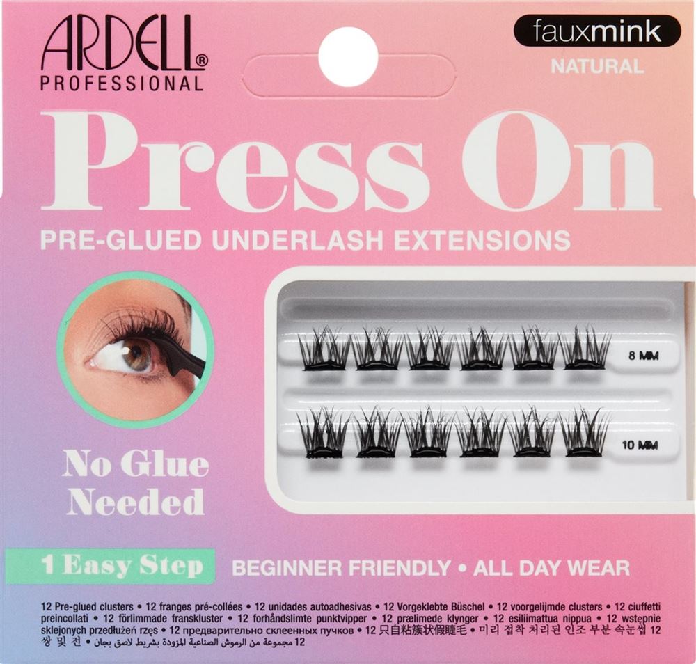 Image of Ardell Press On Faux Mink Natural 12 Stk