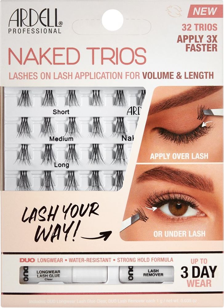 Image of Ardell Trios Kit Naked Lashes 32 Stk
