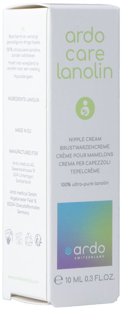Image of Ardo Care Lanolin Brustwarzencreme deutsch/französisch/italienisch/niederländisch/englisch Tb 10 ml