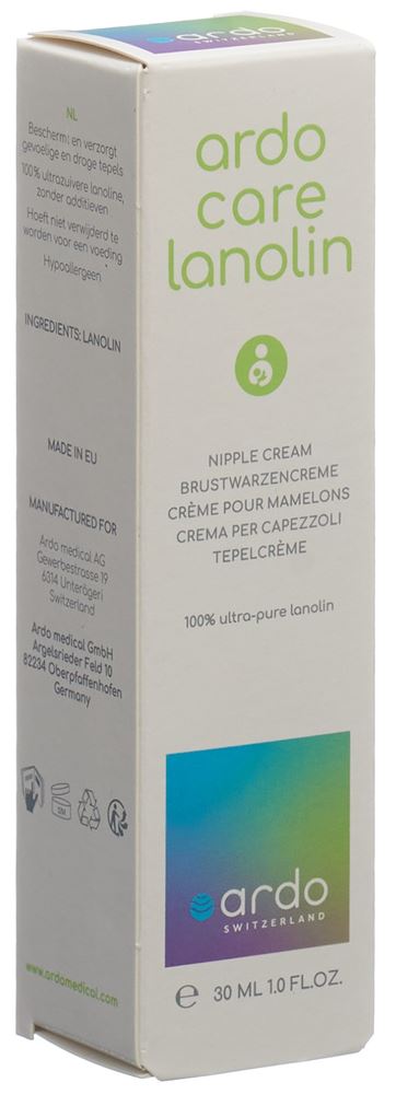 Image of Ardo Care Lanolin Brustwarzencreme deutsch/französisch/italienisch/niederländisch/englisch Tb 30 ml