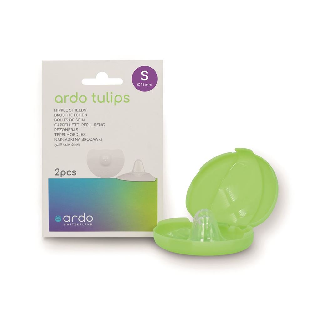 Ardo Tulips Bouts de sein S silicone avec un coffret de rangement 2 pce
