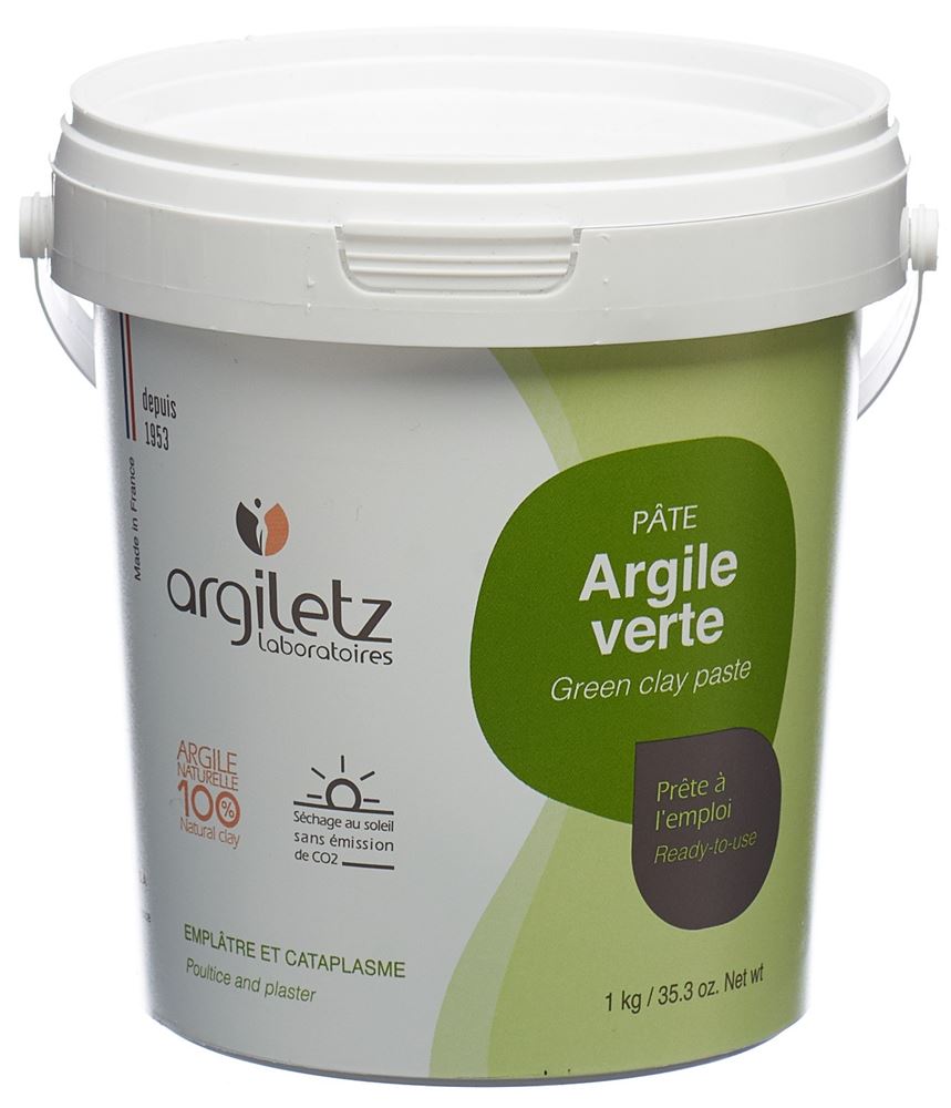 Argiletz Heilerde grün instant Paste Topf 1 kg